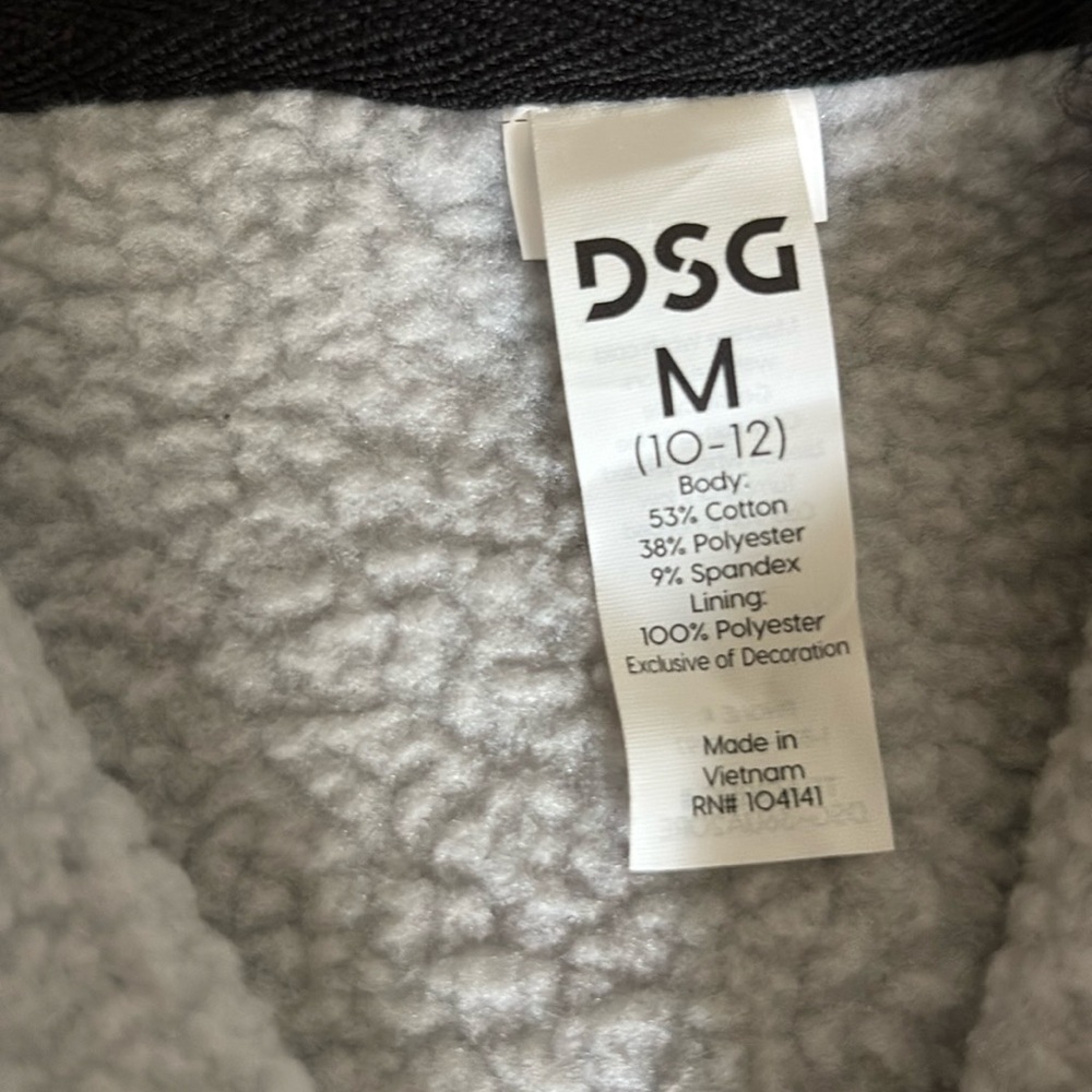 NWT [DSG] Two-Tone Hooded Full-Zip Sport Fleece Sherpa Jackets Kids Sz M (10/12) - Picture 11 of 12
